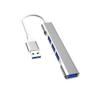 Adaptateur USB C 4 en 1 USB C/USB Station d'accueil avec 3 ports USB 2.0 + 1 adaptateur USB 3.0 pour ordinateur portable