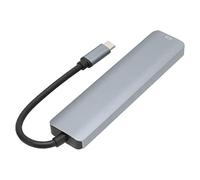 Adaptateur USB C 6 en 1, HUB USB C 4K 30HZ pour Le Bureau pour la Maison