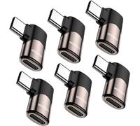 Adaptateur USB C 90 degrés, Prolongateur USB C Mâle vers Femelle à Angle Droit 100W, Connecteur USB4 Type C 40Gbps, 8K@60Hz pour Steam Deck, Switch, MacBook Air, Tablet and More Type C Devices