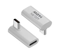 Adaptateur USB C à Angle Droit - Adaptateur USB C 90 Degrés, Port Cet Adaptateur USB C Partout Et Dites adieu à des installations compliquées | Adaptateur d'extension USB C Type C 8K 60Hz USB