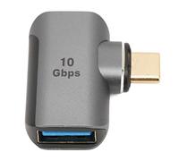 Adaptateur USB C à Angle Droit, Adaptateur USB C vers USB3.1 Prend en Charge Jusqu'à 8K, Taux de Rafraîchissement 60Hz en Mode Miroir, Adaptateur USB3.1 pour Ordinateurs Portables, Tablettes, Smartpho