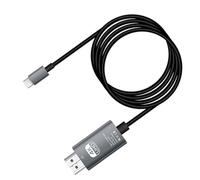 Adaptateur USB C à HDTV, Type C au convertisseur HDTV | Câble numérique vidéo 4K60Hz HD - Connecteur de projecteur, cordon de convertisseur de téléphone portable, fournitures de télévision pour monite