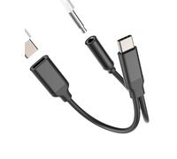 Adaptateur USB C à Jack Casque 3.5mm 2en1 pour iPhone 16 15 Pro Max pour iPad pour Apple Compatible pour Samsung Type C Câble Chargeur AUXiliaire Audio Dongle Casque Connecteur Voiture Android