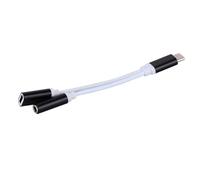 Adaptateur USB C à prise casque 3.5mm, 2 en 1, Charge Audio, pour Samsung S20 Ultra Note 20 10 Plus S21 Ipad Pro