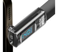 Adaptateur USB C, adaptateur 90 degrés Extension USB C à angle droit 40 | Portable Adaptateur d'extension de testeur de compteur d'alimentation pour tablettes intelligentes, téléphones, aut