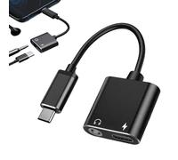 Adaptateur USB C Aux - Adaptateur léger USB C 3,5 mm, Adaptateur de Chargeur avec Charge Rapide PD | Adaptateur Audio pour Casque de téléphone pour la Musique, l'enregistrement, la Conversation,