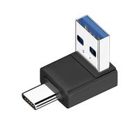 Adaptateur USB C - Branchez le plug, A - Mini clé convertisseur en aluminium compact - Câble de facile pour chargeur d'ordinateur portable et disque dur - Pochette de synchronisation