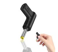 Adaptateur USB C CC, Adaptateur de chargeur d'alimentation pour ordinateur portable 19,5 V coudé à 90 degrés, Entrée femelle de Type C adaptateur de charge DC5.5x2.5mm/5.2x2.1mm/4.8x1.7mm/4.0x1.7mm/3.
