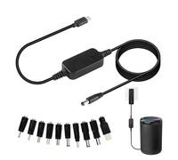 Adaptateur USB C CC - Câble d'alimentation à tension réglable de 1,2 m, compilation légère de 100 g PP, 10 de taille multifampe, régulation de courant de renfort | Universal Energy Supply