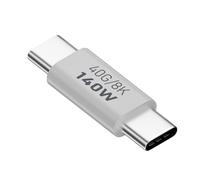 Adaptateur USB C coudé - Adaptateur USB de type C mâle vers femelle 140 W PD, extension de transfert de données 40 Gbit/s | Adaptateur USB C vertical 8K 60 Hz pour ordinateur portable, tablette