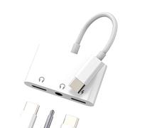 Adaptateur USB C Écouteur Jack Casque 3.5mm pour iPhone 16 15 Chargeur Compatible avec Samsung AUX Audio Câble Splitter Type C Prise Connecteur pour Apple pour iPad Téléphone Voiture Accessories