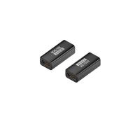 Adaptateur USB-C Femelle à Femelle 240W 80Gbps (2 pièces) - Supporte Vidéo 8K@60Hz et Charge PD Le noir