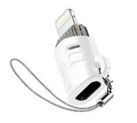 Adaptateur USB C Femelle vers Lightning Mâle Design Ultra-compact Blanc