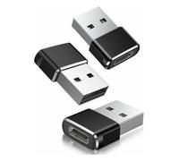 Adaptateur USB C Femelle vers USB A Male 3-Pack,Chargeur Type C USB A Convertir pour Apple Watch 7,iPhone 11 12 13 Pro Max SE 3,14,iPad Air 5 Mini 6,8,Samsung Galaxy S21 S22 Z Fold Flip 4-kartokner