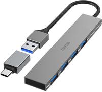 Adaptateur USB-C HAMA Hub USB-A 3.2 4x ports 5 Gbit/s