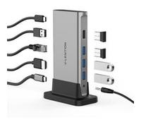 Adaptateur USB-C Hub Lention, 10 en 1 compatible Macbook air/pro G