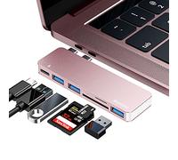Adaptateur USB C HUB pour MacBook Pro/MacBook Air 2020 2019 2018 13" 15" 16", USB-C Accessoires Compatible avec MacBook Pro avec 3 Ports USB 3.0, Lecteur de Carte TF/SD, Thunderbolt 3 Power Delivery