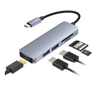 Adaptateur USB C Hub - SURENHAP - 5 en 1 - 4K HDMI - 2 USB 3.0 - Compatible MacBook Pro