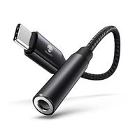 Adaptateur USB C Jack de Casque 3,5mm,Stouchi écouteurs Audio Numérique Type C vers Aux,Clé audio,Puce DAC Haute Résolution,Compatible avec i-Phone 15 Pro/Max,Samsung Galaxy S23/22,Pixel,Pad mini Noir