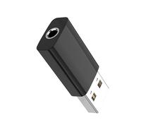 Adaptateur USB C jusqu'à 3 5 mm - Compatible avec les casques de bureau, ordinateurs portables, stations d'accueil - Connexion facile