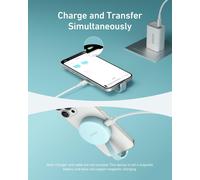 Adaptateur Usb-C Maggo, Lecteur De Carte Sd & Tf Portable Magnétique Avec Câble Intégré, Transfert De Données 312 Mb/S Max., Données Amont 10 Gb/S, Compatible Avec Appareils Usb-C, Photo, Vi[Z4400]