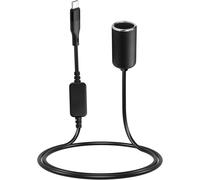 Adaptateur Usb C Mâle De 3,2 Pieds Vers Pr Allume-Cigare 12 V 18 W Pour Caméra Embarquée, Avertisseur De Radar, Gps, Bandes Lumineuses Led De Voiture Et Autres Appareils Électroniques[H1442]