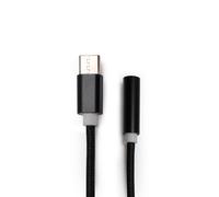 Mooov 640065 Adaptateur USB-C mâle/Jack 3,5 mm fem. 0,13 m - Noir