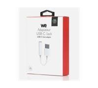 Adaptateur USB-C male/jack 3.5mm femelle - blanc