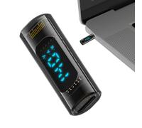 Adaptateur USB C mâle mâle, connecteur USB C C | Adaptateur C 140 W avec Affichage numérique - Convertisseur de câble de Chargeur de Charge Rapide, Passage vidéo 8K à 60 Hz, Vitesse de 40 Gbit