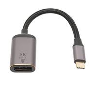 Adaptateur USB C Mâle vers DP Femelle, Adaptateur USB C vers DisplayPort 8K 30Hz 4K 144Hz HDR en Alliage d'aluminium pour la Maison