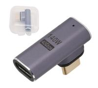 Adaptateur USB-C mâle vers femelle à angle droit, rallonge verticale pour MacBook, iPad, iPhone et autres appareils, accès Internet haut débit