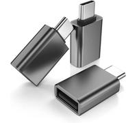 Adaptateur USB C Mâle vers USB 3.0 Femelle 3-Pack,Convertisseur Thunderbolt 3 Type C OTG pour MacBook Pro 2022,iPad Mini 6 Air 4 5 Génération,Surface Go,Microsoft Galaxy Note S23 23 S20 S22 Plus Ultra