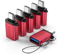 Adaptateur USB C mâle vers USB 3.0 Femelle, Adaptateur USB vers convertisseur USB C OTG Compatible MacBook Pro, Chromebook, Pixelbook, Microsoft Surface Go, Samsung Galaxy S20 S21 S22 Pixel