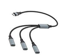 Adaptateur USB C multi-usage pour connecter le clavier, la souris, le stockage efficace de la puissance et la synchronisation des données