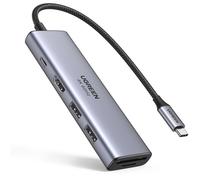 Adaptateur USB-C multifonction - UGREEN - Avec PD - Gris