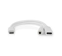 Adaptateur USB-C NEDIS - CCGB64922WT01 - Blanc - USB 2.0 - 0.10 m