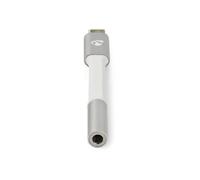 Adaptateur USB-C - Nedis - Mini-jack 3 5 mm - 8 cm - Aluminium - Mâle-Femelle