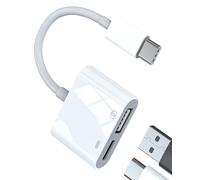 Adaptateur USB C OTG 2 en 1 pour Apple iPhone 15 pour iPad Pro MacBook compatible avec tablette Samsung Thunderbolt Type-c 3.0 femelle chargeur mâle répartiteur de charge adaptateur de charge
