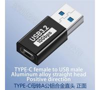Adaptateur USB C OTG coudé à 90/180 degrés, convertisseur USB C Type C mâle vers USB mâle, connecteur USB-C 3.0 en forme de U pour ordinateur et téléphone 10G-1 PCS-C-A Forward