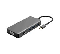 Adaptateur USB C portable de type C avec extension vidéo VGA USB pour connectivité de voyage convertisseurs multifonctions