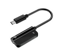 Adaptateur USB-C pour casque 2 en 1 : connecteur audio AUX 3,5 mm haute résolution pour smartphones et ordinateurs portables USB-C.