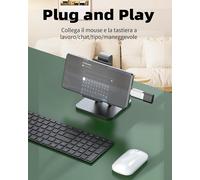 Adaptateur USB C to USB A (2Pack) pour Apple iPhone 15 Pro Max Plus Pour iPad Macbook Air Prise Câble Clé Souris Dédoubleur Type C Jack Accessoires Câble OTG Convertisseur Compatible avec Samsung