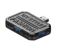 Adaptateur USB C transparent avec port HDTV 4K PD100W Charge rapide des données 5 Gbps Synchronisation Multiports Hub