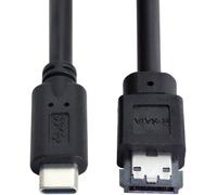 Adaptateur USB-C Type-C vers alimentation eSATA DC5 V USB3.0 vers HDD/SSD/ODD eSATAp Convertisseur
