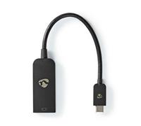 Adaptateur USB-C™ | USB 3.2 Gen 1 | USB-C™ mâle | DisplayPort femelle | 8K@60Hz | 0.20 m | Rond | Nickelé | PVC | Noir | Boîte