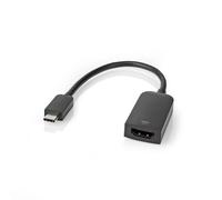 Adaptateur USB-C™ | USB 3.2 Gen 1 | USB-C™ Mâle | HDMI™ Femelle | 4K@60Hz | 0.20 m | Rond | Plaqué nickel | PVC | Noir | Boîte