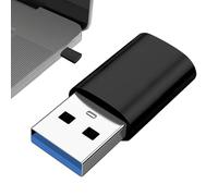 Adaptateur USB C USB | C 3.0, convertisseur de chargeur de type C femelle A mâle adapte le de données à haute vitesse pour chargeur d'ordinateur portable et plus encore