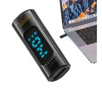 Adaptateur USB C USB C, Adaptateur C Femelle Femelle, Adaptateur 140 W de Type C Type C avec Affichage numérique, Convertisseur de câble de Chargeur de Charge Rapide, Passage vidéo 8K à 60 Hz, VIT