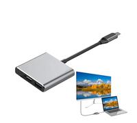 Adaptateur USB C USB-Hub USB C pour ordinateur portable, Multiport USB C Hub | USB C HUB Adaptateur pour ordinateur portable Multiport 3 ports 4K Station d'accueil 5 GBPS PD 100 W Caméra de