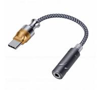 Adaptateur USB C vers 3,5 Mm, Commandes Intégrées, pour (Gold)